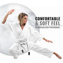 DXM SPORTS Karate Belts Martial Arts Uniform Ranking Belts for Kids & Adult - White 36 image