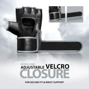 DXM Sports Half Finger Open Palm MMA Grappling Gloves - Gray 25 image