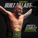 DXM SPORTS Weight Lifting Belt 4" Wide Weight Training Powerlifting Workout Gym Belts - Green 32 image