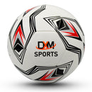 DXM Sports DYNAMO Training Soccer Ball Size 5 White/Black/Red/Grey 1 image