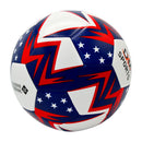 DXM Sports US FLAG Training Soccer Ball Size 5 White/Blue/Red 2 image