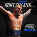 DXM SPORTS Weight Lifting Belt 4" Wide Weight Training Powerlifting Workout Gym Belts - Blue 15 image