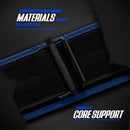 DXM SPORTS Weight Lifting Belt 4" Wide Weight Training Powerlifting Workout Gym Belts - Blue 13 image