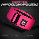 DXM SPORTS Weight Lifting Belt 4" Wide Weight Training Powerlifting Workout Gym Belts - Pink 35 image
