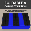 Gym Wall Padding 72" x 24" x 2" Thick Foam Panels Waterproof Safety Mat - Blue 13 image