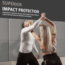 Gym Wall Padding 72" x 24" x 2" Thick Foam Panels Waterproof Safety Mat - Gray 7 image
