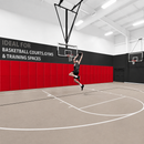 Gym Wall Padding 72" x 24" x 2" Thick Foam Panels Waterproof Safety Mat - Red 32 image
