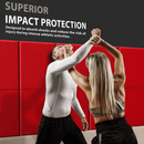 Gym Wall Padding 72" x 24" x 4" Thick Foam Panels Waterproof Safety Mat - Red 29 image