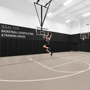 Gym Wall Padding 72" x 24" x 4" Thick Foam Panels Waterproof Safety Mat - Black 8 image