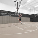 Gym Wall Padding 72" x 24" x 4" Waterproof Safety Mats - Gray 2 image