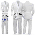DXM SPORTS Brazilian Jiu Jitsu Uniform MMA Grappling Suit for Adult Unisex - White