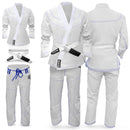 DXM SPORTS Brazilian Jiu Jitsu Uniform MMA Grappling Suit for Adult Unisex - White 7 image