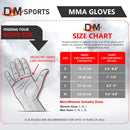 DXM Sports MMA Grappling Gloves Size Guide 55 image