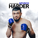 DXM Sports Half Finger Open Palm MMA Grappling Gloves - Blue 13 image