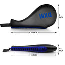 DXM Taekwondo Racket Pad Single Target Mitt Karate Kick Strike Floppy Paddle/Clapper - Black & Blue 4 image