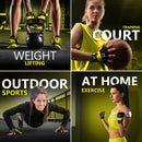 DXM Sports Workout Gloves for Women, Half Finger Padded Weight Lifting Training Fitness Gym Gloves - Yellow 29 image