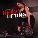 DXM Sports Workout Gloves for Women, Half Finger Padded Weight Lifting Training Fitness Gym Gloves - Red 9 image