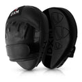 DXM Sports Boxing Focus Pad Punching Mitts Curved Sparring Target Focus Training Pads - Black 
