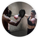 DXM Sports Boxing Focus Pad Punching Mitts Curved Sparring Target Focus Training Pads - Black  8 image