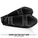 DXM Sports Shin Instep Guards Black/Silver For MMA Martial Arts Kicking Sparring Training Gear, BJJ Karate Boxing Taekwondo 9 image