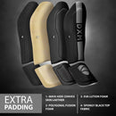 DXM Sports Shin Instep Guards Black/Silver For MMA Martial Arts Kicking Sparring Training Gear, BJJ Karate Boxing Taekwondo 6 image