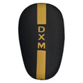 DXM Sports Muay Thai Pads PU Leather Curved Kickboxing Training Strike Shield Gold/Black 