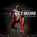 DXM Sports Shin Instep Guards Red/White For MMA Martial Arts Kicking Sparring Training Gear, BJJ Karate Boxing Taekwondo 11 image