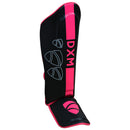 DXM Sports Shin Instep Guards Black/Pink For MMA Martial Arts Kicking Sparring Training Gear, BJJ Karate Boxing Taekwondo 3 image